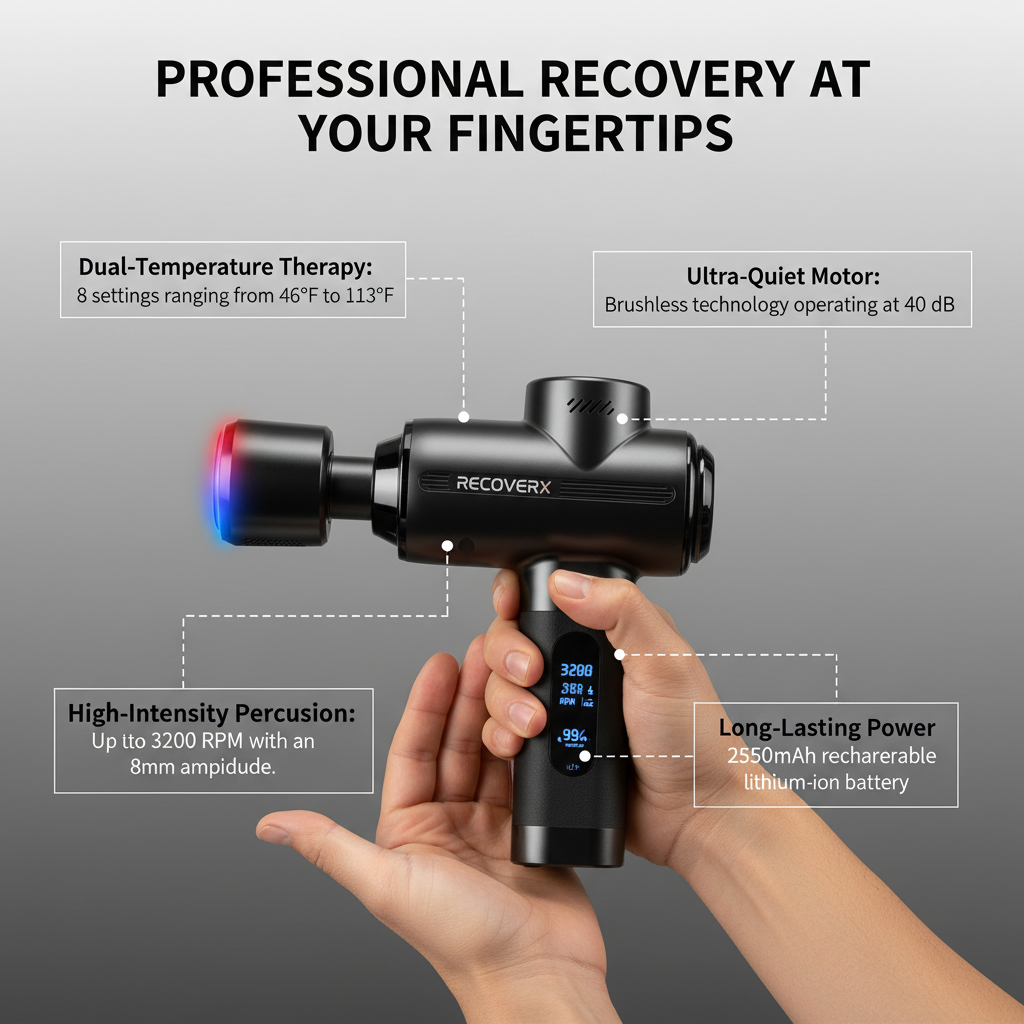 RecoverX Deep Tissue Massage Gun..